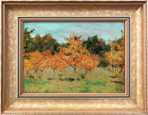 Васнецов Аполлинарий Михайлович. Яблони осенью